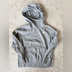 Nike Heather Gray Pullover Hoodie L